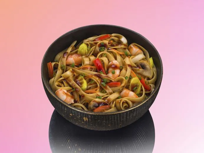 Удон с креветкой