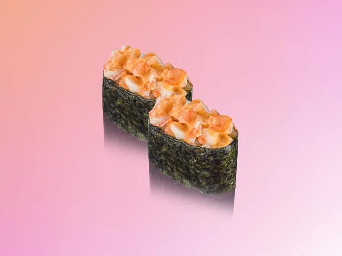 Острые суши с креветкой