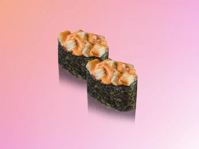 Острые суши с угрем