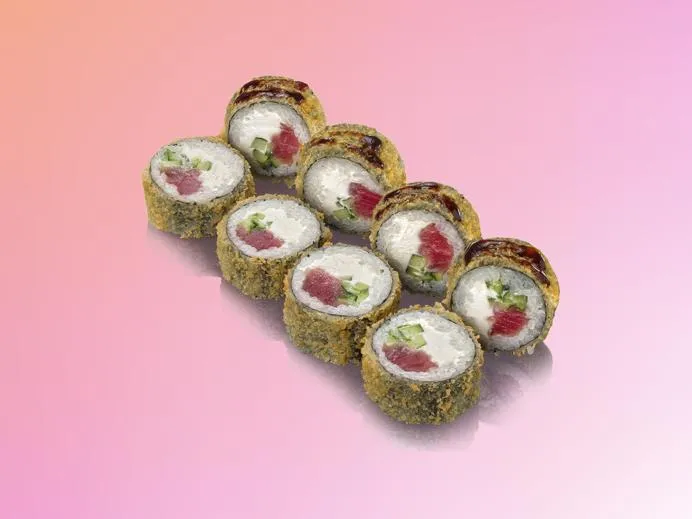 Жареный ролл с тунцом