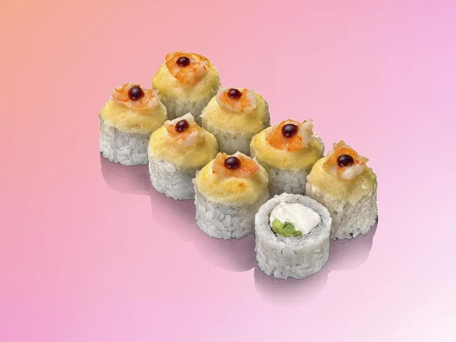 Запечённый Сырный с креветкой